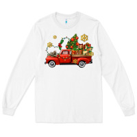 White Christmas truck Long Sleeve Tee - AdoDesignShop
