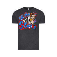 Vintage Black oh my stars pig Vintage Tee - Zillion Design Studio