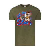 Vintage Olive oh my stars pig Vintage Tee - Zillion Design Studio