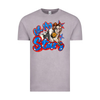 Vintage Zinc oh my stars pig Vintage Tee - Zillion Design Studio