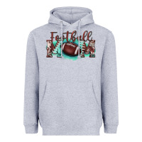 Heather Grey football mom Heavyweight Hoodie - BarkalooDesign