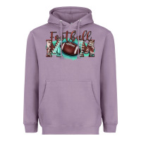 Lavender football mom Heavyweight Hoodie - BarkalooDesign
