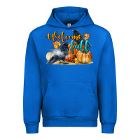 Cobalt Welcome Fall With Crow Urban Hoodie - LillyAllenDesigns