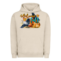 Pigment French Oak Welcome Fall With Crow Urban Hoodie - LillyAllenDesigns