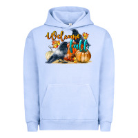 Pigment Grape Ice Welcome Fall With Crow Urban Hoodie - LillyAllenDesigns