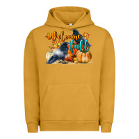 Pigment Peanut Butter Welcome Fall With Crow Urban Hoodie - LillyAllenDesigns