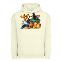 Pigment Pistachio Welcome Fall With Crow Urban Hoodie - LillyAllenDesigns