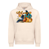 Sandshell Welcome Fall With Crow Urban Hoodie - LillyAllenDesigns