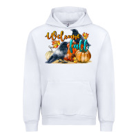 White Welcome Fall With Crow Urban Hoodie - LillyAllenDesigns