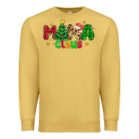 Antique Gold mama claus Premium Sweatshirt - NancyCooperArtShop