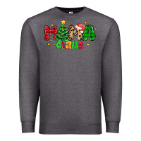 Charcoal Heather mama claus Premium Sweatshirt - NancyCooperArtShop