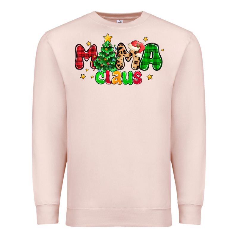 Mama Claus Premium Sweatshirt by NancyCooperArtShop | Teevron