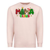Pale Pink mama claus Premium Sweatshirt - NancyCooperArtShop