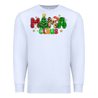 White mama claus Premium Sweatshirt - NancyCooperArtShop