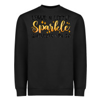 Black leave a little sparkle wherever you go Heavyweight Sweatshirt - MaliasSmallBusiness