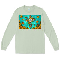 Matcha bull skull cross skinny metal can holder Long Sleeve Tee - HRA Design Shop