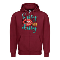 Burgundy sassy but classy Zipper Hoodie - JahusDesignShop
