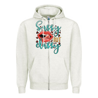 Oatmeal Heather sassy but classy Zipper Hoodie - JahusDesignShop