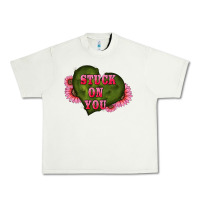 Pistachio valentine's day stuck on you heart sunflowers Urban Heavy Tee - RanaPortraitStore