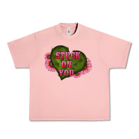 Salmon valentine's day stuck on you heart sunflowers Urban Heavy Tee - RanaPortraitStore