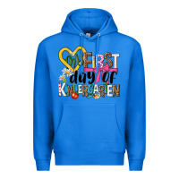 True Royal my first day of kindergarten Premium Hoodie - NancyCooperArtShop