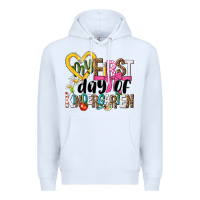 White my first day of kindergarten Premium Hoodie - NancyCooperArtShop