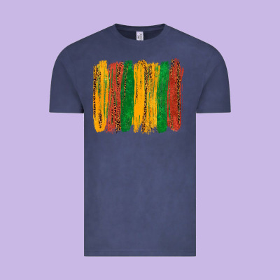 Vintage Tee black history brushstroke