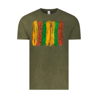 Vintage Olive black history brushstroke Vintage Tee - texasbilliewilder