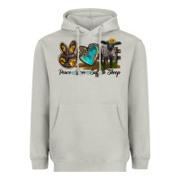 Moon Dust Peace Love Suffolk Sheep Heavyweight Hoodie - LillyAllenDesigns