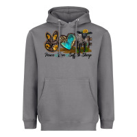 Storm Peace Love Suffolk Sheep Heavyweight Hoodie - LillyAllenDesigns