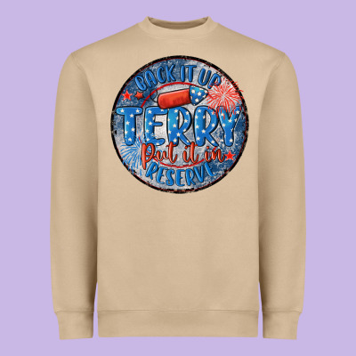 Heavyweight Sweatshirt back it up terry put it in reserve
