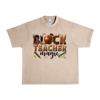 French Oak black teacher magic melanin Urban Heavy Tee - texasbilliewilder