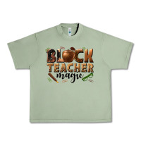 Oil Green black teacher magic melanin Urban Heavy Tee - texasbilliewilder