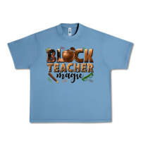 Pebble Blue black teacher magic melanin Urban Heavy Tee - texasbilliewilder