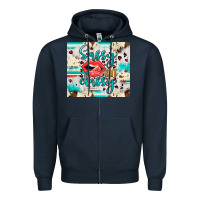 Navy sassy but classy Zipper Hoodie - JahusDesignShop