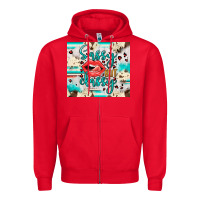 Red sassy but classy Zipper Hoodie - JahusDesignShop