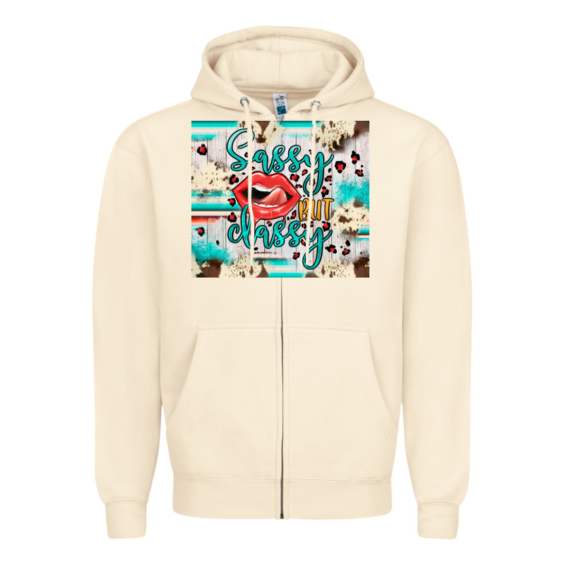 Sassy But Classy Zipper Hoodie by JahusDesignShop | Teevron
