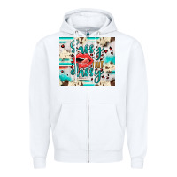 White sassy but classy Zipper Hoodie - JahusDesignShop