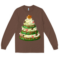 Chestnut white christmas cookie cake Long Sleeve Tee - FaDigitalArtStudio