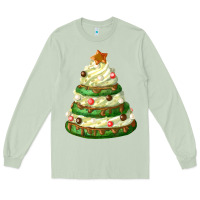 Matcha white christmas cookie cake Long Sleeve Tee - FaDigitalArtStudio
