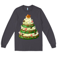 Smoke white christmas cookie cake Long Sleeve Tee - FaDigitalArtStudio