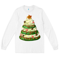 White white christmas cookie cake Long Sleeve Tee - FaDigitalArtStudio
