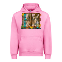 Fuchsia Pink White Tailed Buck Fall Urban Hoodie - LillyAllenDesigns