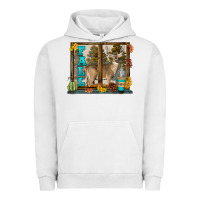 Pigment Lunar Rock White Tailed Buck Fall Urban Hoodie - LillyAllenDesigns