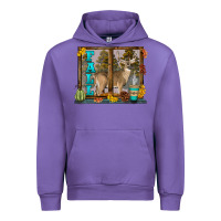 Tulip White Tailed Buck Fall Urban Hoodie - LillyAllenDesigns