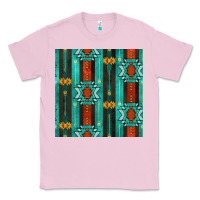 Bubblegum Pink native american aztec seamless pattern 5 Classic Tee - BundleAndBundleShop