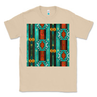 Mushroom native american aztec seamless pattern 5 Classic Tee - BundleAndBundleShop