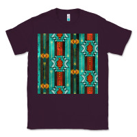Plum native american aztec seamless pattern 5 Classic Tee - BundleAndBundleShop