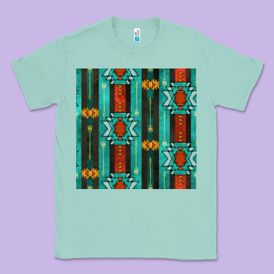 Native American Aztec Seamless Pattern 5 Classic Tee Designed By Bundleandbundleshop