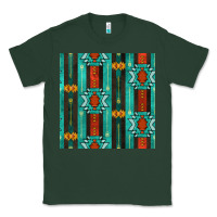 Sports Green native american aztec seamless pattern 5 Classic Tee - BundleAndBundleShop